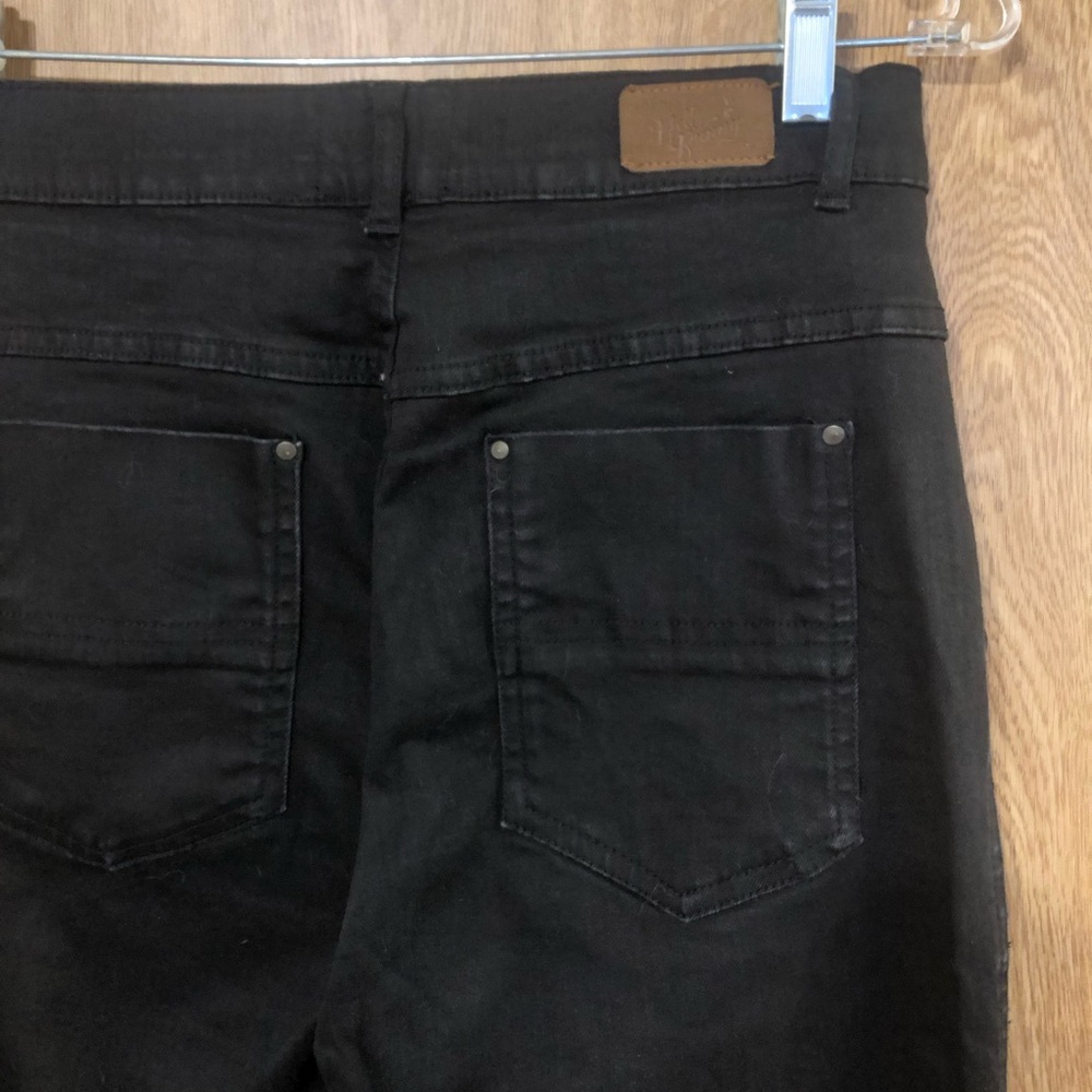 Hell Bunny Black High Waist Stretch Jeans - Picture 2 of 6